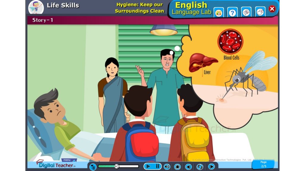 Life skills: Hygiene-Keep Our Surroundings Clean | Digital Teacher Digital Language Lab