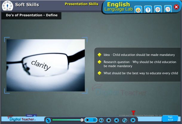 Presentation skills meaning images with examples