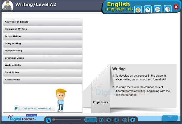 Practise and improve your writing level a2 activities with english language lab