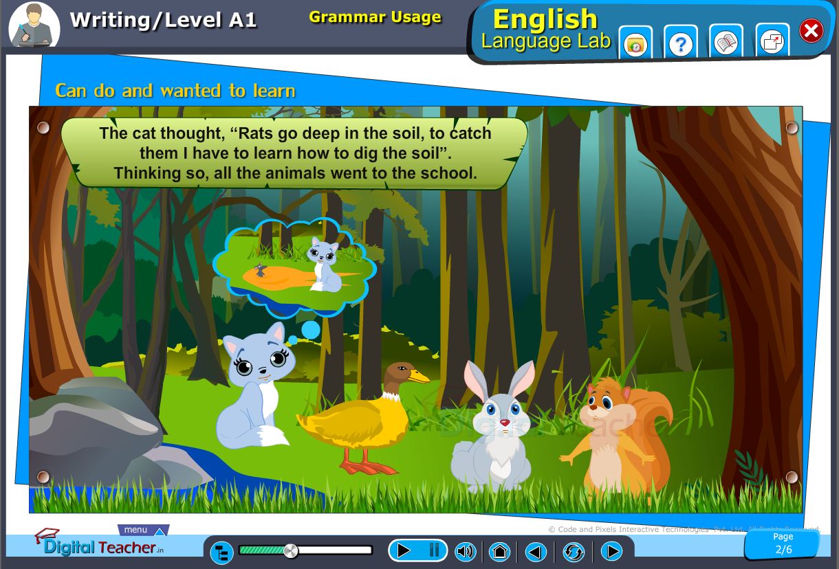 English language lab writing infograhic provides a practical activity on grammar usage
