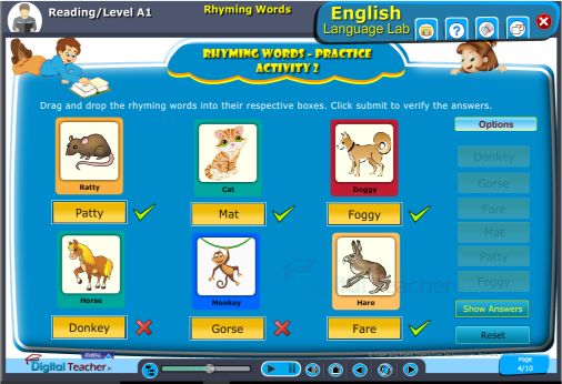 Rhyming Activities for Kindergarten with Match-Up,  Mats,  Word Ladders
