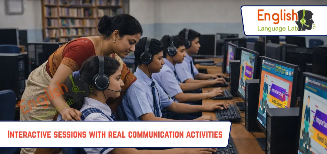1. Alignment with CBSE and Modern Educational Goals As both KV and JNV schools are aligned to follow through the CBSE Curriculum in all aspects, both schools have moved toward a more modern approach to teaching by putting a strong focus on: • Communication based learning • Activity based Teaching • Assessing students with the use of listening and speaking tasks/activities • Personal development By providing a structured set of modules beyond just the textbook, our language lab software is helping with reaching these educational goals. 2. Support for NEP 2020 Vision The National Education Policy 2020 highlights the importance of: • Foundational literacy • Experiential learning • Skill-based education Our Digital English Language Lab aligns perfectly with these objectives by offering interactive learning, structured phonetics training, and multiple assessments. 3. Building Competitive Readiness Students from KV and JNV schools often compete in: • National-level entrance exams • Olympiads • Scholarships • Interviews for higher education Strong English communication skills improve: • Interview performance • Group discussion participation • Presentation skills • Confidence in academic setting